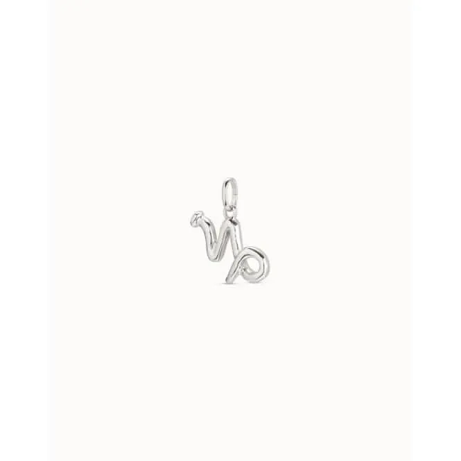 Capricorn Silver Metal Charm CHA0205MTLCAP0U Unode50 Jewelry And Accessories