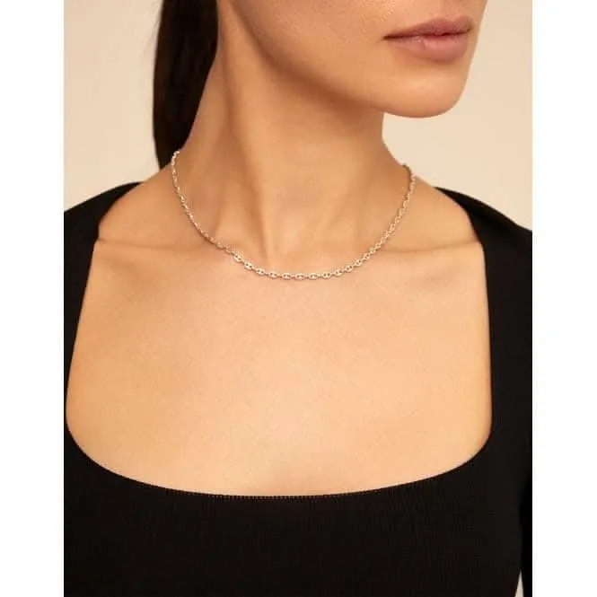 Chain 3 Silver Metal Necklace Unode50 Jewelry And Accessories