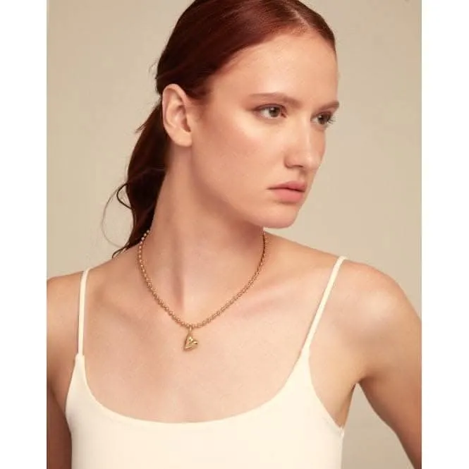 Charm Heart 18k Gold-Plated Heart Shape Charm CHA0244ORO0000U Unode50 Jewelry And Accessories