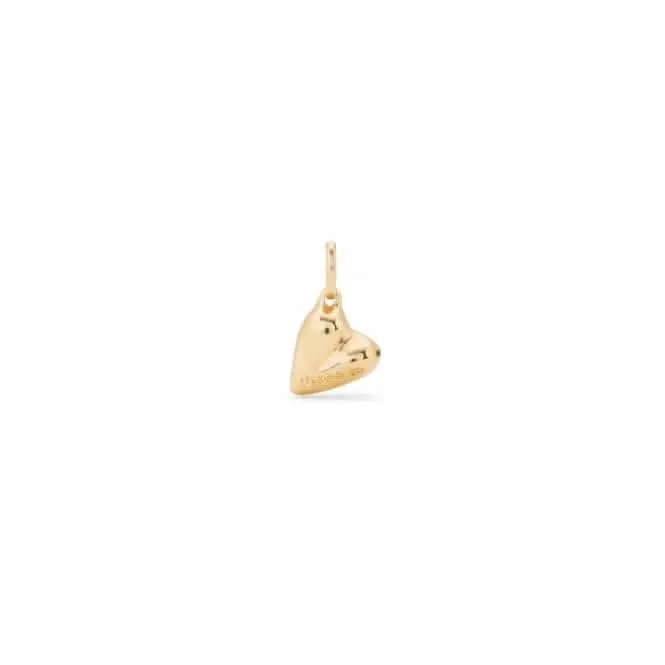 Charm Heart 18k Gold-Plated Heart Shape Charm CHA0244ORO0000U Unode50 Jewelry And Accessories