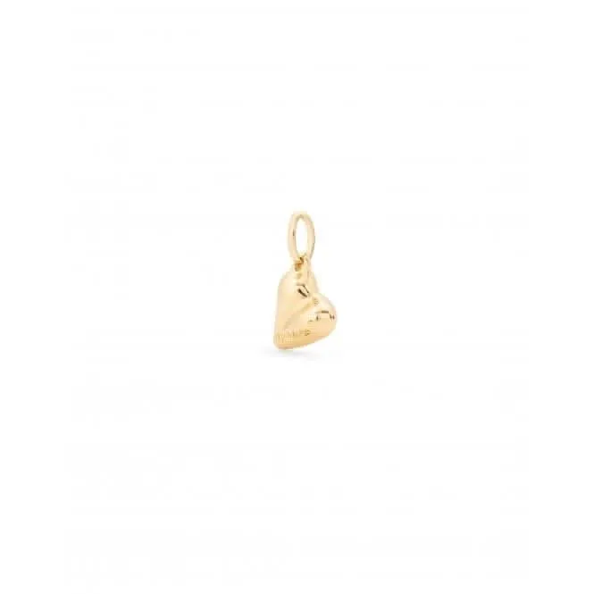 Charm Heart 18k Gold-Plated Heart Shape Charm CHA0244ORO0000U Unode50 Jewelry And Accessories