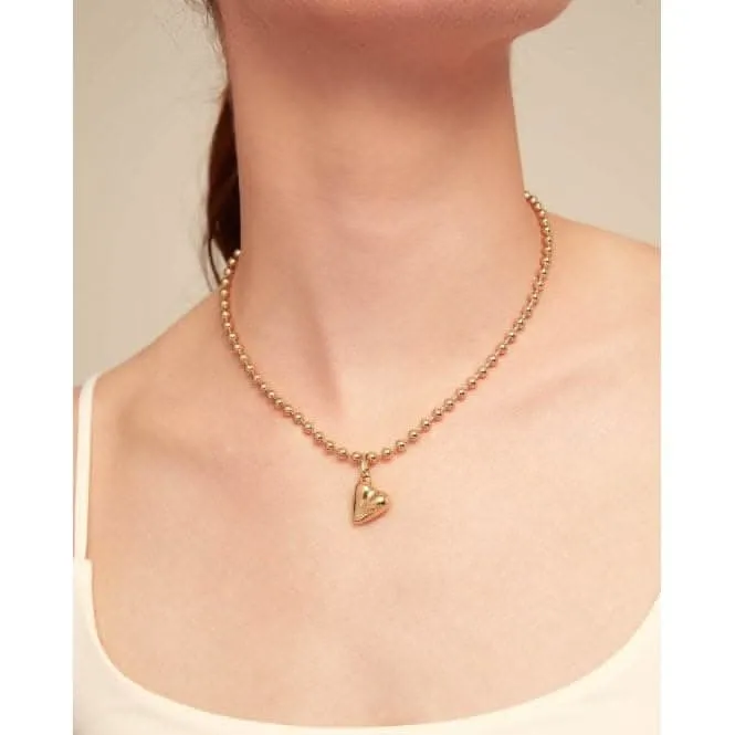 Charm Heart 18k Gold-Plated Heart Shape Charm CHA0244ORO0000U Unode50 Jewelry And Accessories