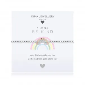 Childrens A Little Be Kind Silver 15.5cm Stretch Bracelet C504 Joma Jewellery