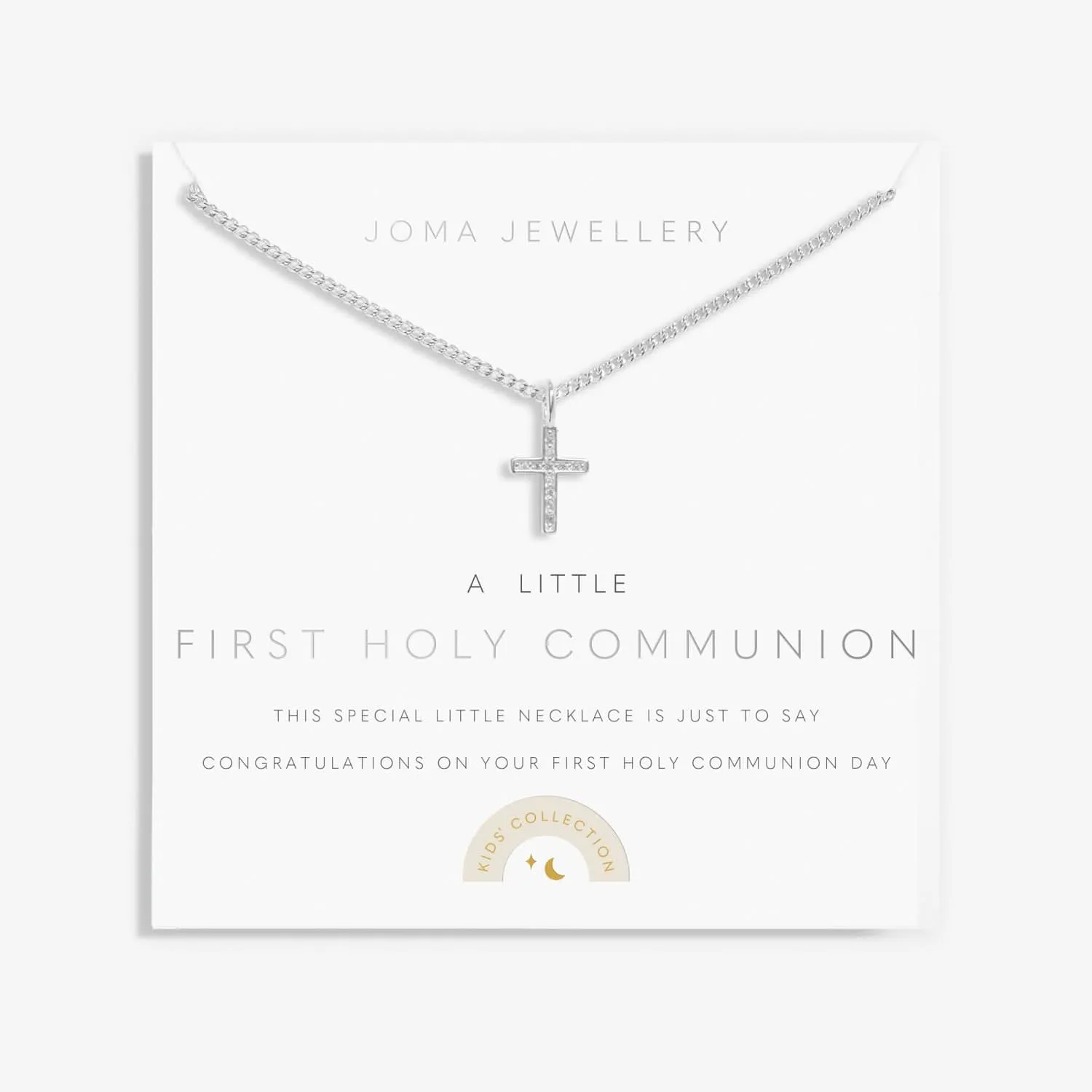 Children's A Little First Holy Communion Silver Plated Necklace C802 Joma Jewellery
