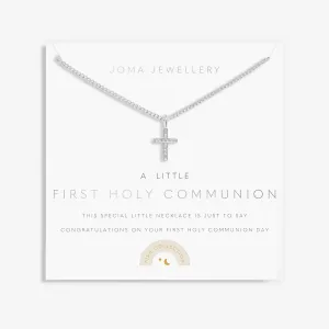 Children's A Little First Holy Communion Silver Plated Necklace C802 Joma Jewellery