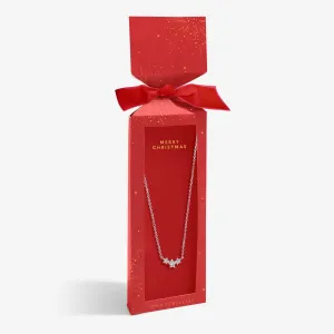 Christmas Cracker Merry Christmas Silver Plated Necklace 7690 Joma Jewellery