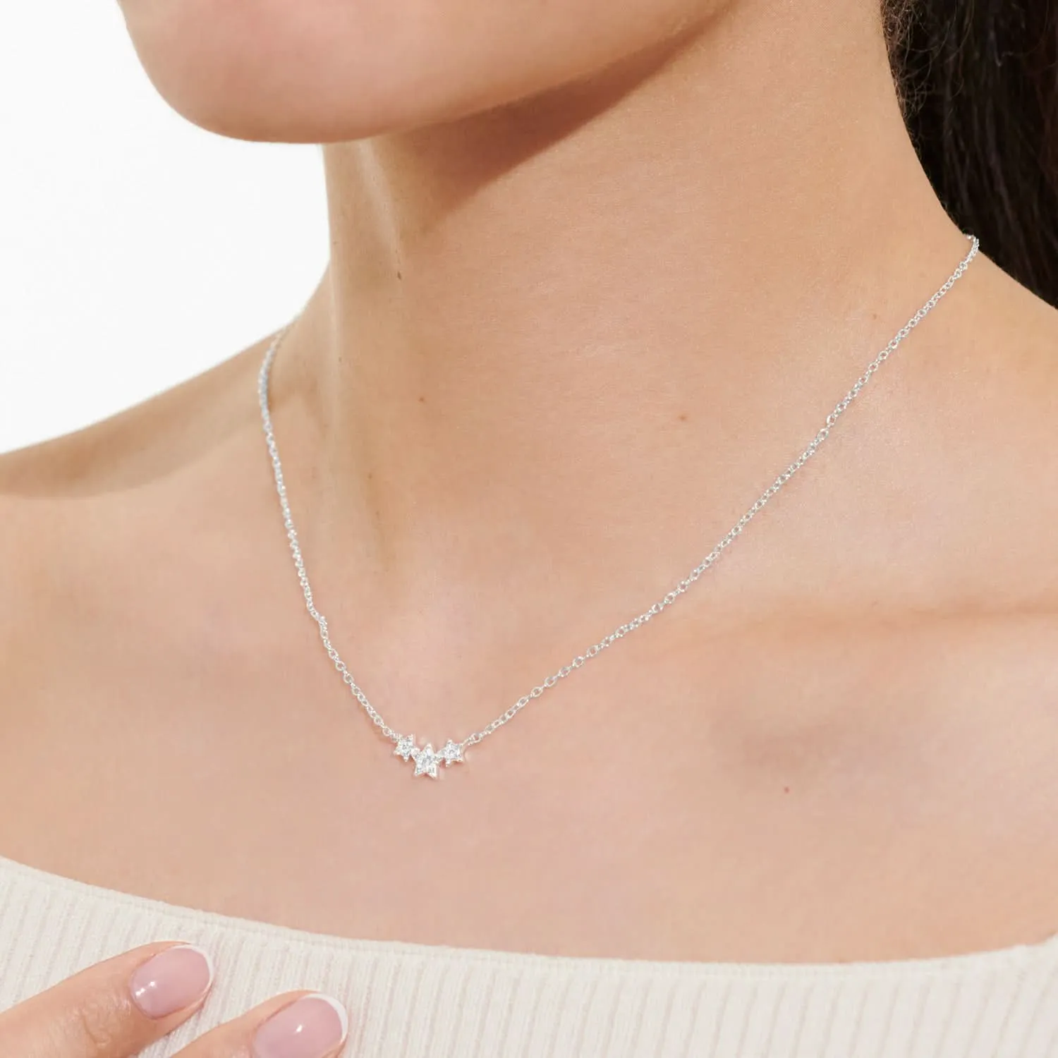 Christmas Cracker Merry Christmas Silver Plated Necklace 7690 Joma Jewellery