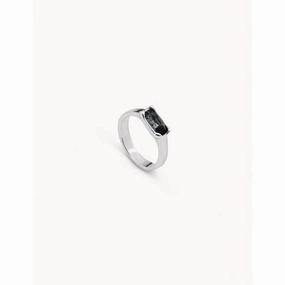 Cobra Grey Metal Faceted Crystal Ring Unode50 Jewelry And Accessories