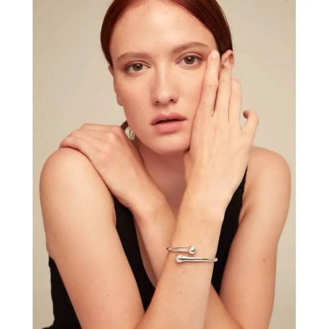 Comeback Sterling Silver Plated Rigid Internal Bangle PUL2416MTL Unode50 Jewelry And Accessories