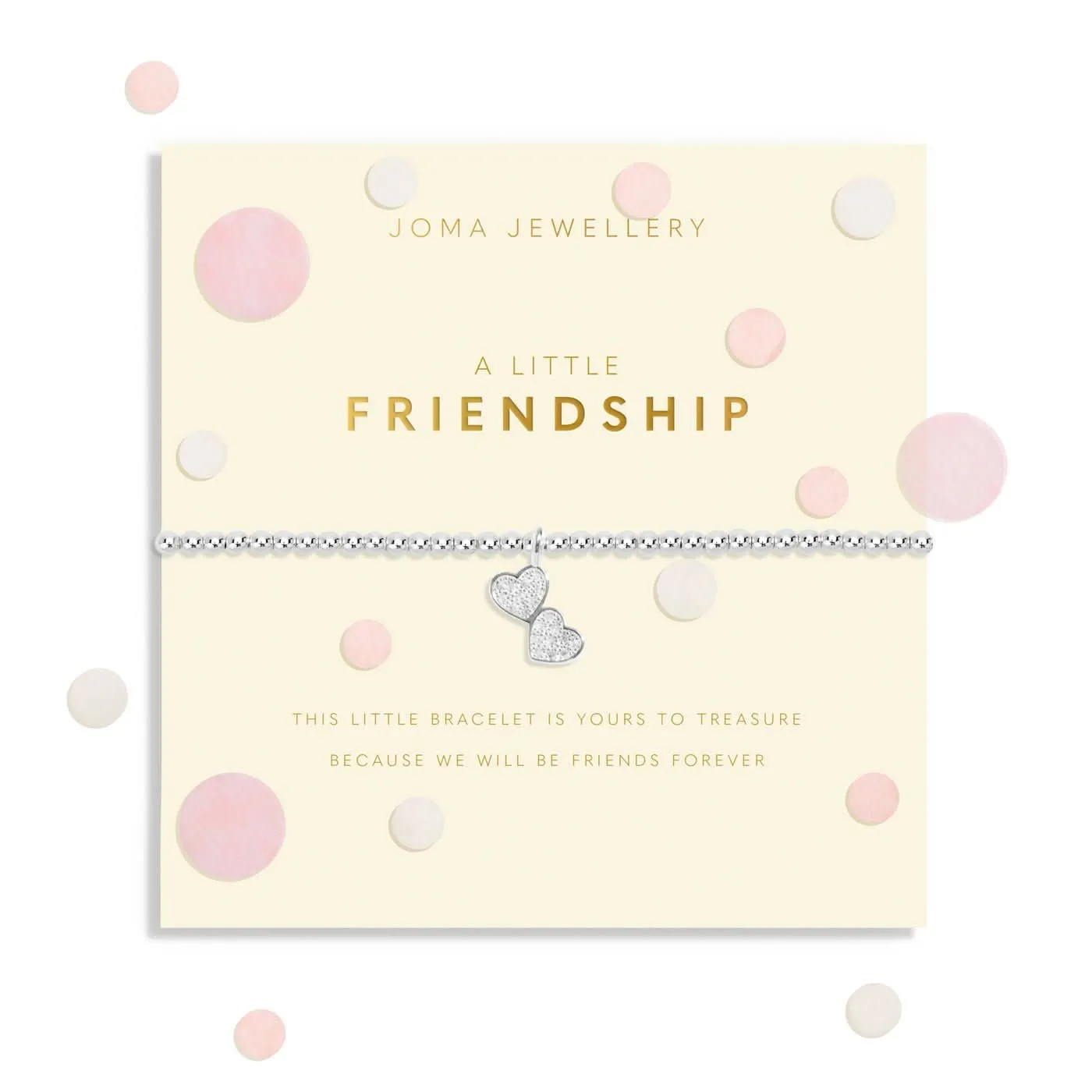 Confetti A Little Friendship Silver Plated Bracelet 8545 Joma Jewellery