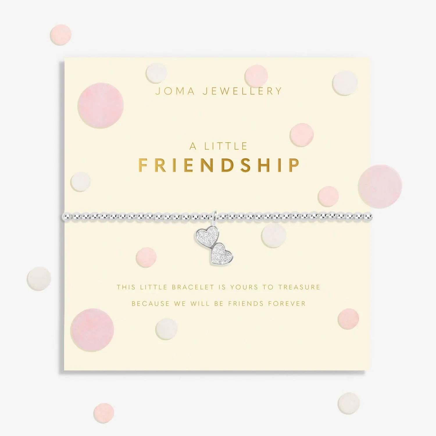 Confetti A Little Friendship Silver Plated Bracelet 8545 Joma Jewellery