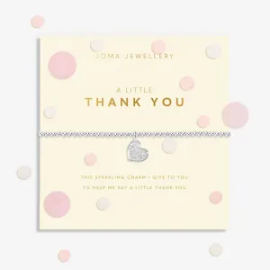 Confetti A Little thank You Silver Plated Bracelet 8548 Joma Jewellery