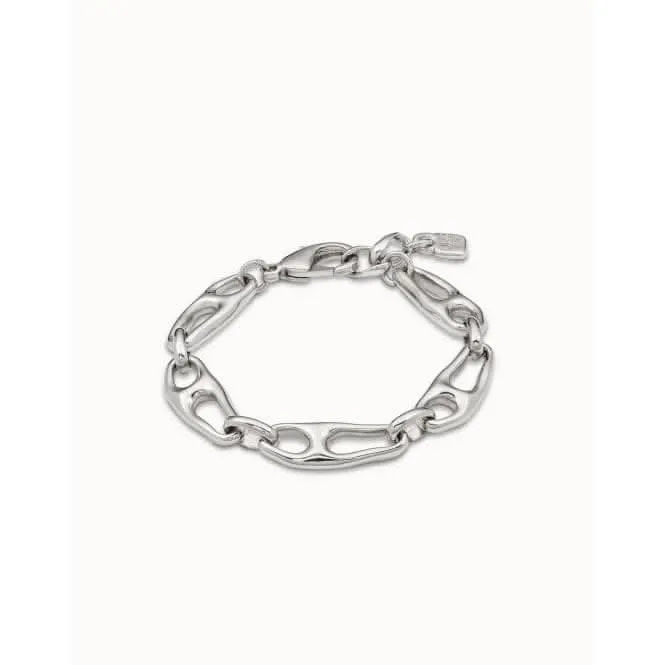 Connected Silver Metal Bracelet Unode50 Jewelry And Accessories