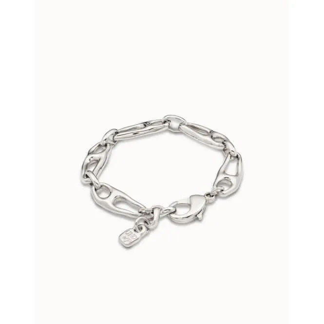 Connected Silver Metal Bracelet Unode50 Jewelry And Accessories
