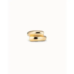 Crossed Legs Golden Metal Ring ANI0709ORO Unode50 Jewelry And Accessories