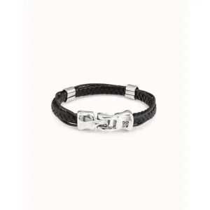 Crossing Silver Leather Bracelet Unode50 Jewelry And Accessories
