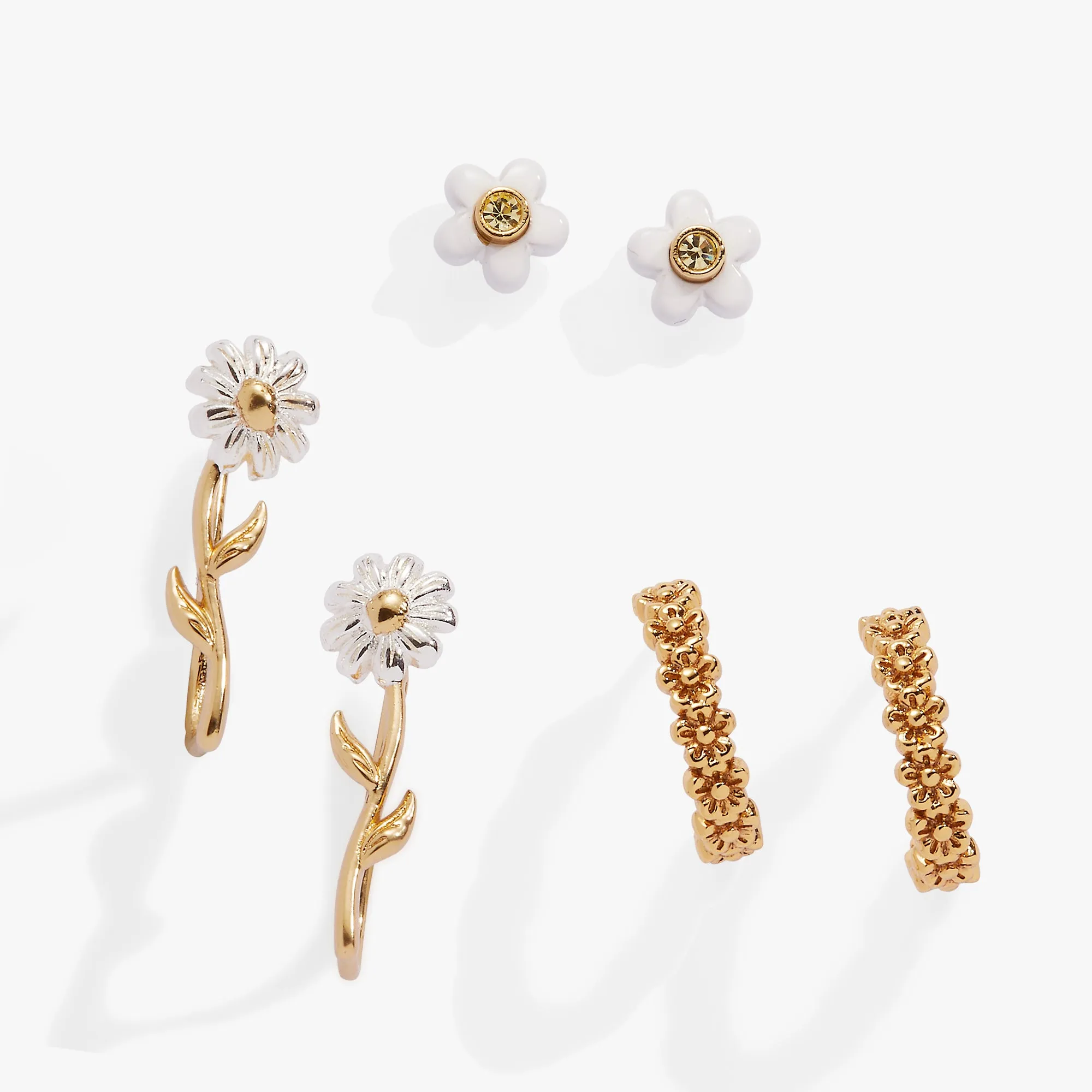 Daisy Earring Set of 3
