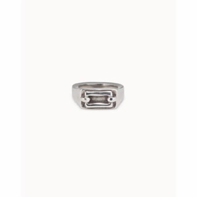 Dandy Silver Metal Ring Unode50 Jewelry And Accessories