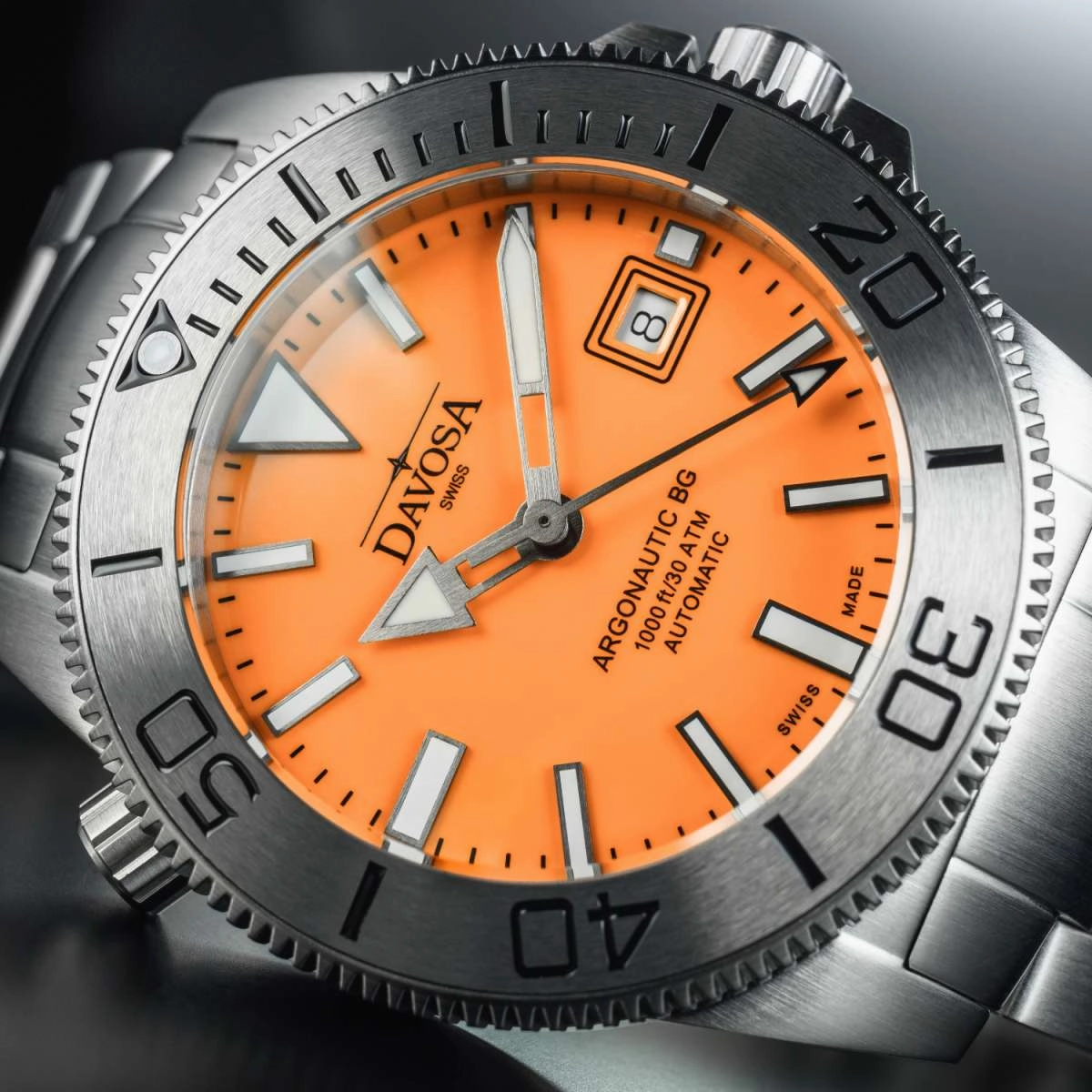 Davosa Watches Davosa Argonautic Coral Orange Limited Edition Watch