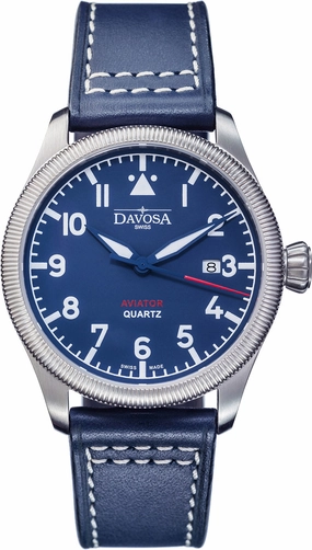 Davosa Watches Davosa Aviator Quartz Blue Watch