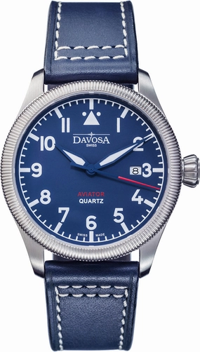 Davosa Watches Davosa Aviator Quartz Blue Watch