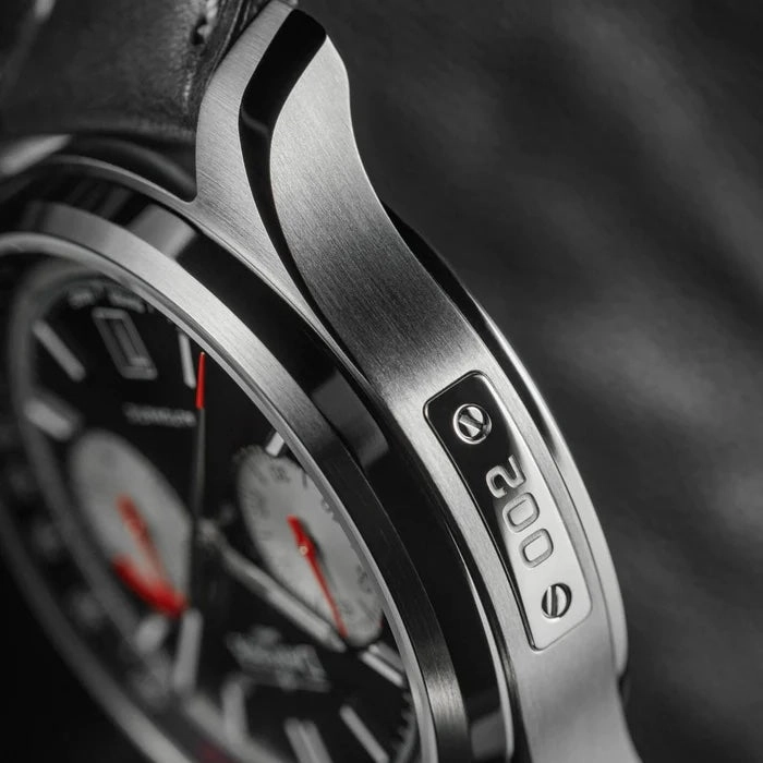 Davosa Watches Davosa Newton Pilot Rally Chronograph Black Limited Edition Watch