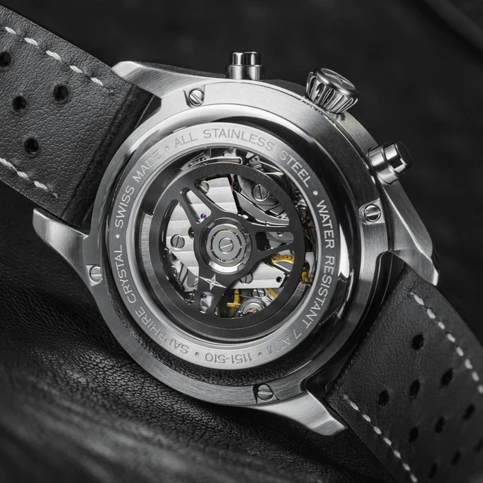 Davosa Watches Davosa Newton Pilot Rally Silver Limited Edition Watch
