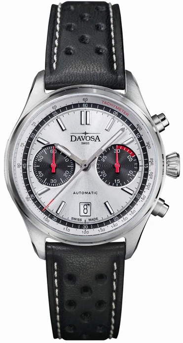 Davosa Watches Davosa Newton Pilot Rally Silver Limited Edition Watch