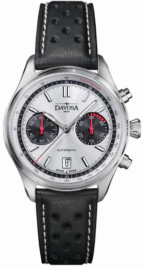 Davosa Watches Davosa Newton Pilot Rally Silver Limited Edition Watch