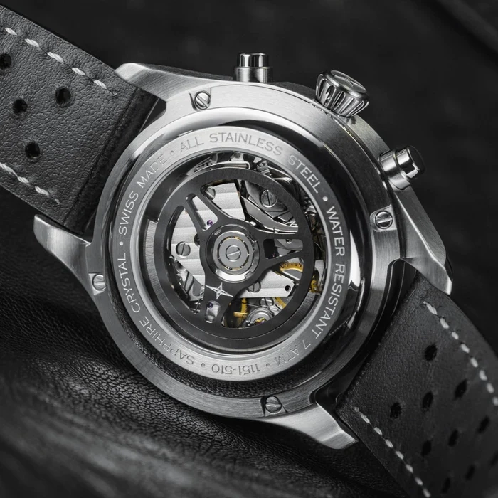 Davosa Watches Davosa Newton Pilot Rally Silver Limited Edition Watch