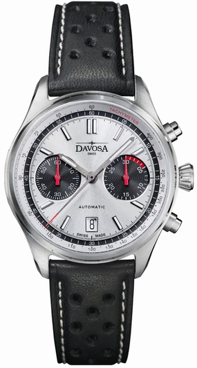Davosa Watches Davosa Newton Pilot Rally Silver Limited Edition Watch