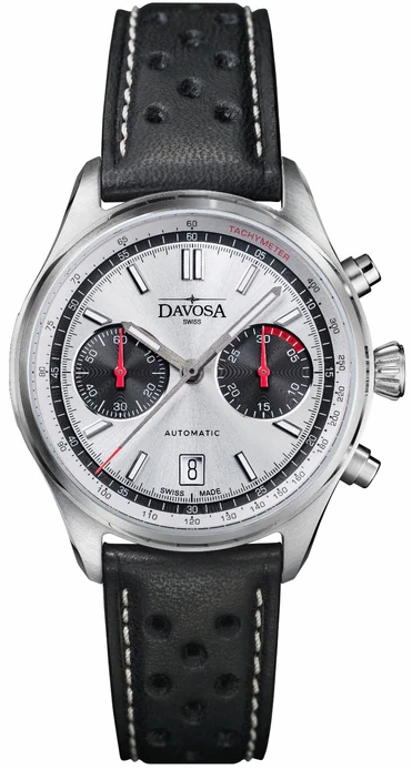 Davosa Watches Davosa Newton Pilot Rally Silver Limited Edition Watch