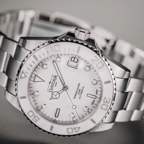 Davosa Watches Davosa Ternos Diver Lady White Watch