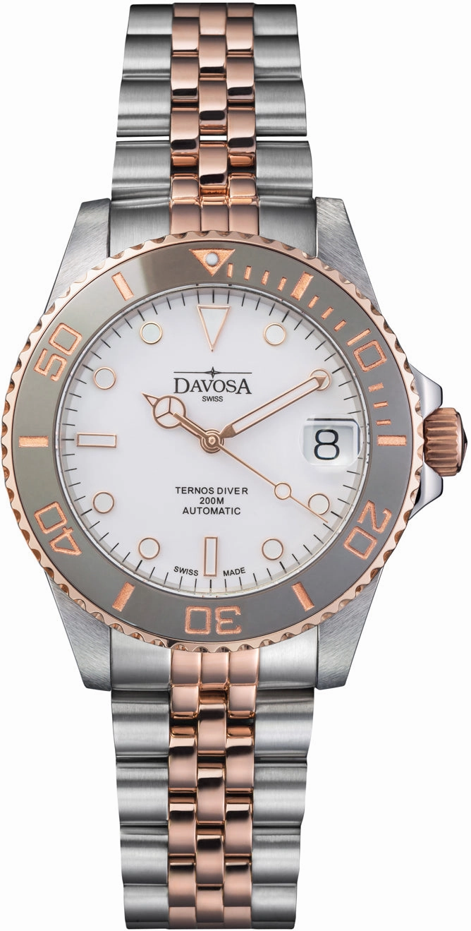 Davosa Watches Davosa Ternos Medium Automatic Bicolour Watch