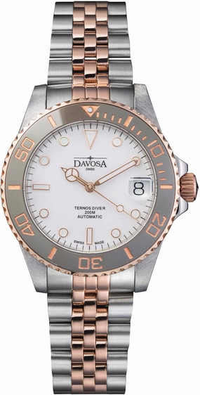 Davosa Watches Davosa Ternos Medium Automatic Bicolour Watch