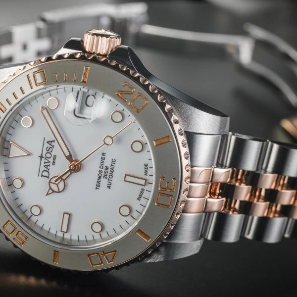 Davosa Watches Davosa Ternos Medium Automatic Bicolour Watch