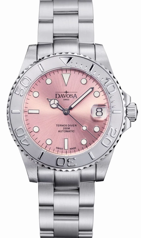 Davosa Watches Davosa Ternos Medium California Automatic Pink Ladies Watch