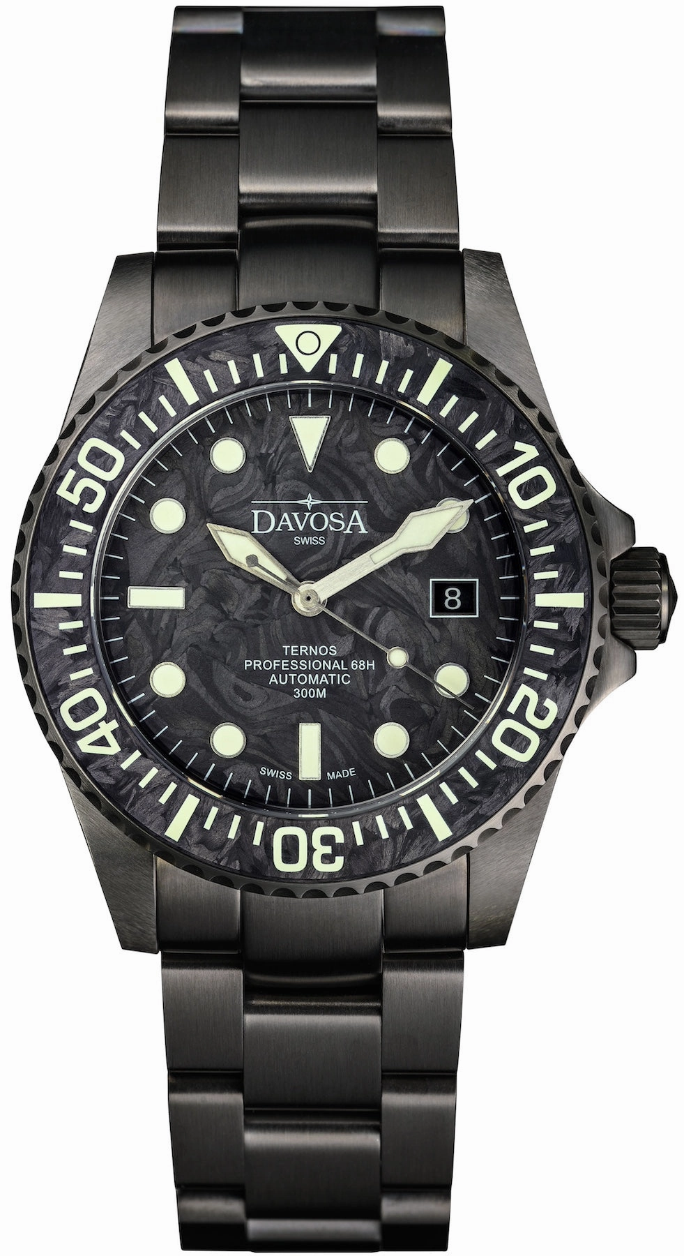 Davosa Watches Davosa Ternos Professional 68h Carbon Limited Edition Watch