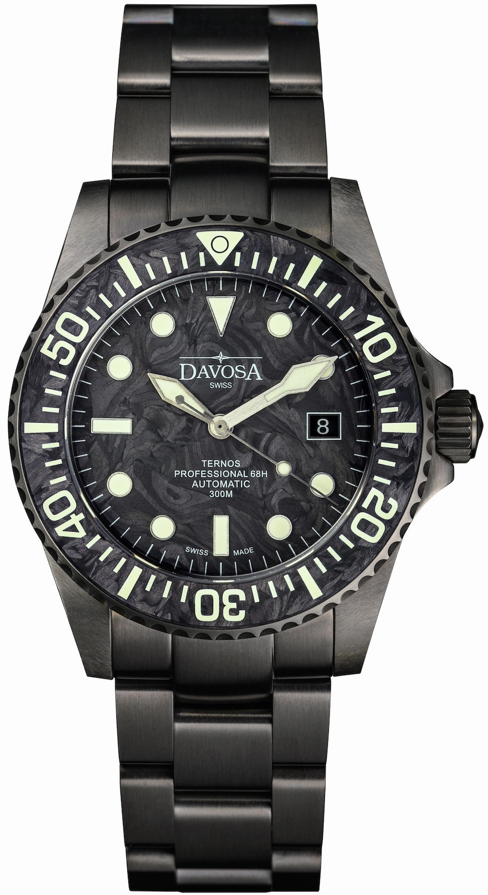 Davosa Watches Davosa Ternos Professional 68h Carbon Limited Edition Watch