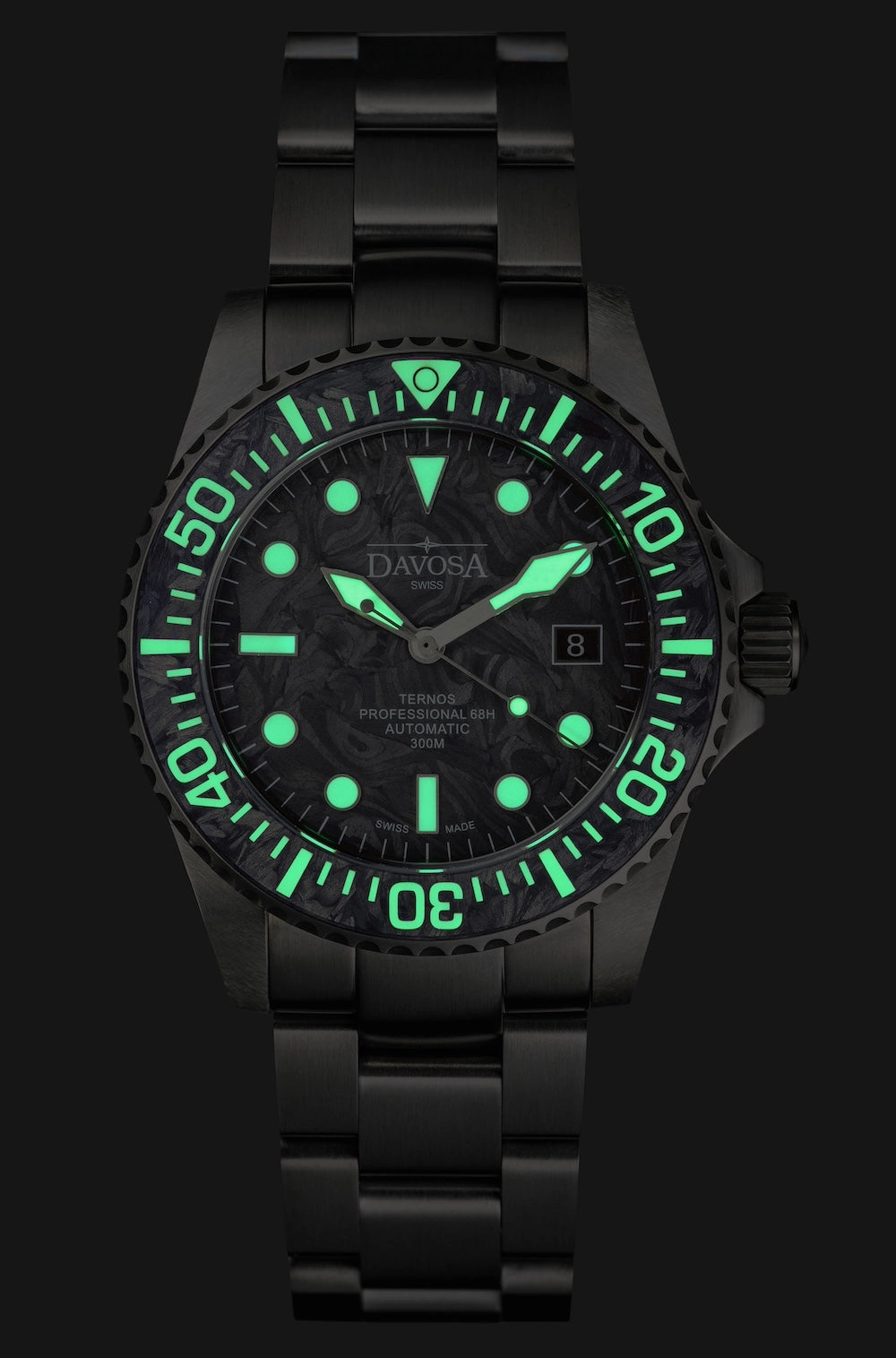 Davosa Watches Davosa Ternos Professional 68h Carbon Limited Edition Watch
