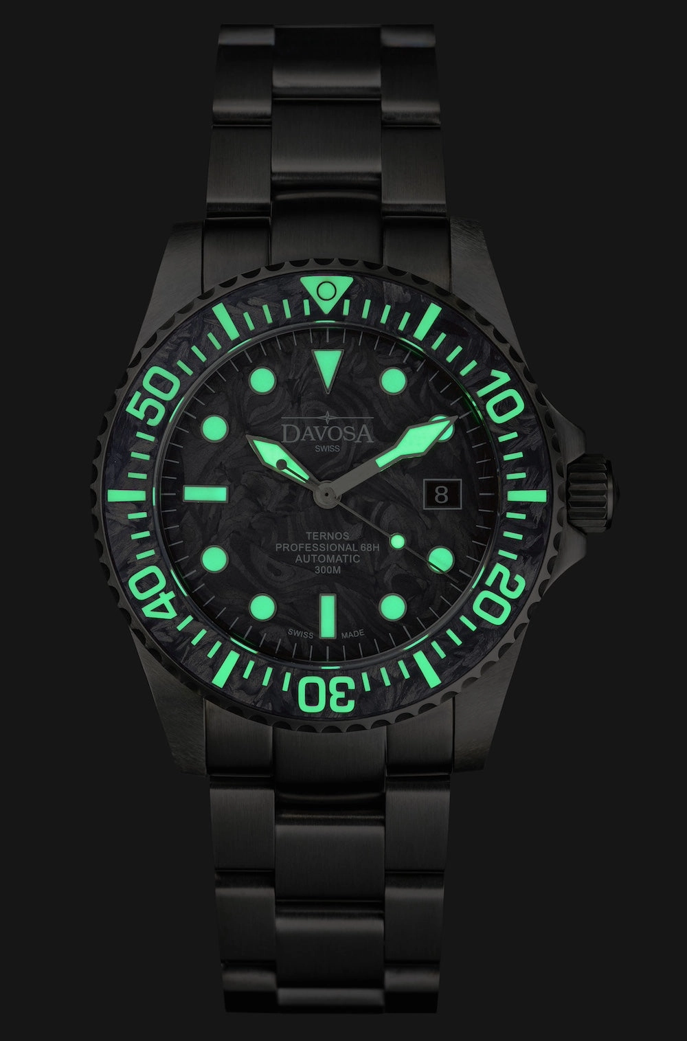 Davosa Watches Davosa Ternos Professional 68h Carbon Limited Edition Watch