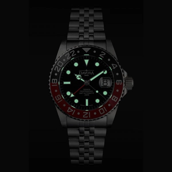 Davosa Watches Davosa Ternos Professional GMT Penta Bracelet Watch
