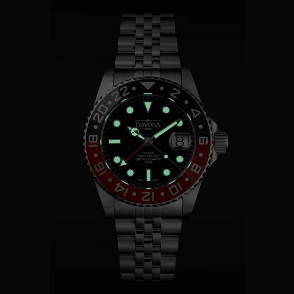 Davosa Watches Davosa Ternos Professional GMT Penta Bracelet Watch