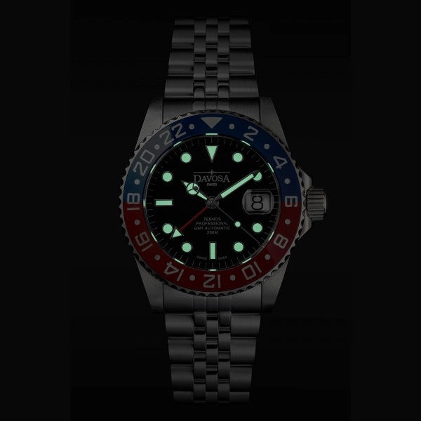 Davosa Watches Davosa Ternos Professional GMT Penta Bracelet Watch