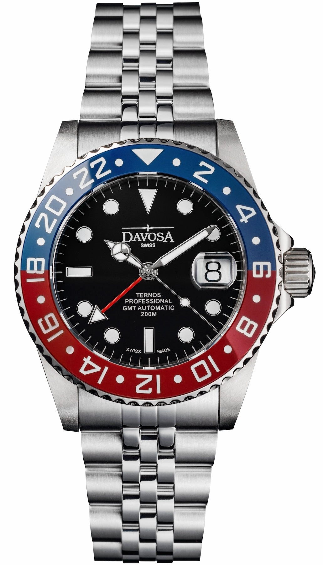 Davosa Watches Davosa Ternos Professional GMT Penta Bracelet Watch