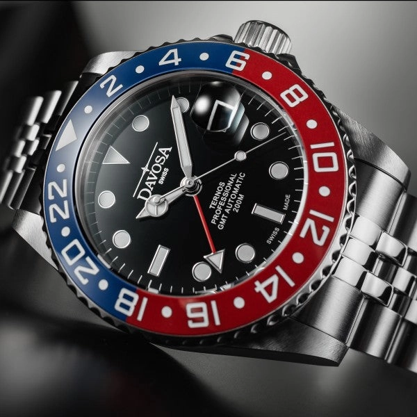 Davosa Watches Davosa Ternos Professional GMT Penta Bracelet Watch