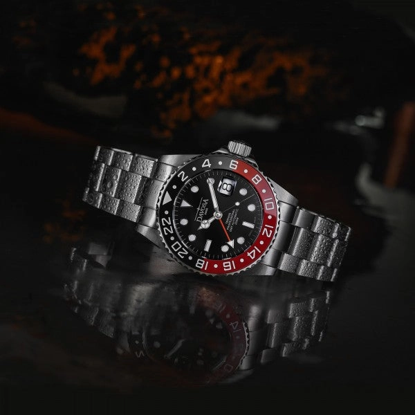 Davosa Watches Davosa Ternos Professional GMT Tri Bracelet Watch