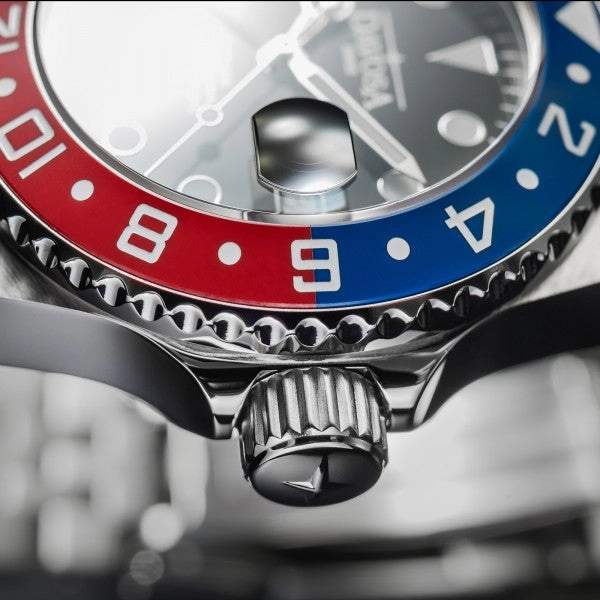 Davosa Watches Davosa Ternos Professional GMT Tri Bracelet Watch