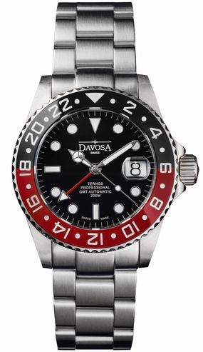 Davosa Watches Davosa Ternos Professional GMT Tri Bracelet Watch