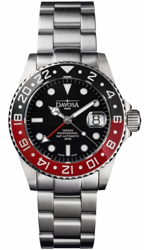 Davosa Watches Davosa Ternos Professional GMT Tri Bracelet Watch